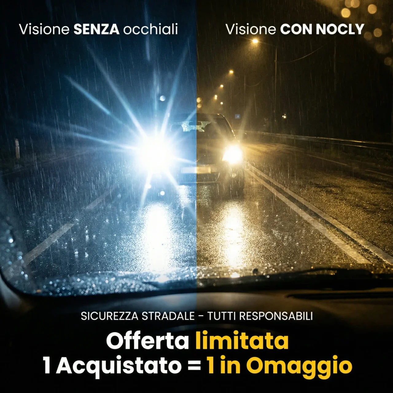 Nocly™ - Dite addio ai fari aggressivi